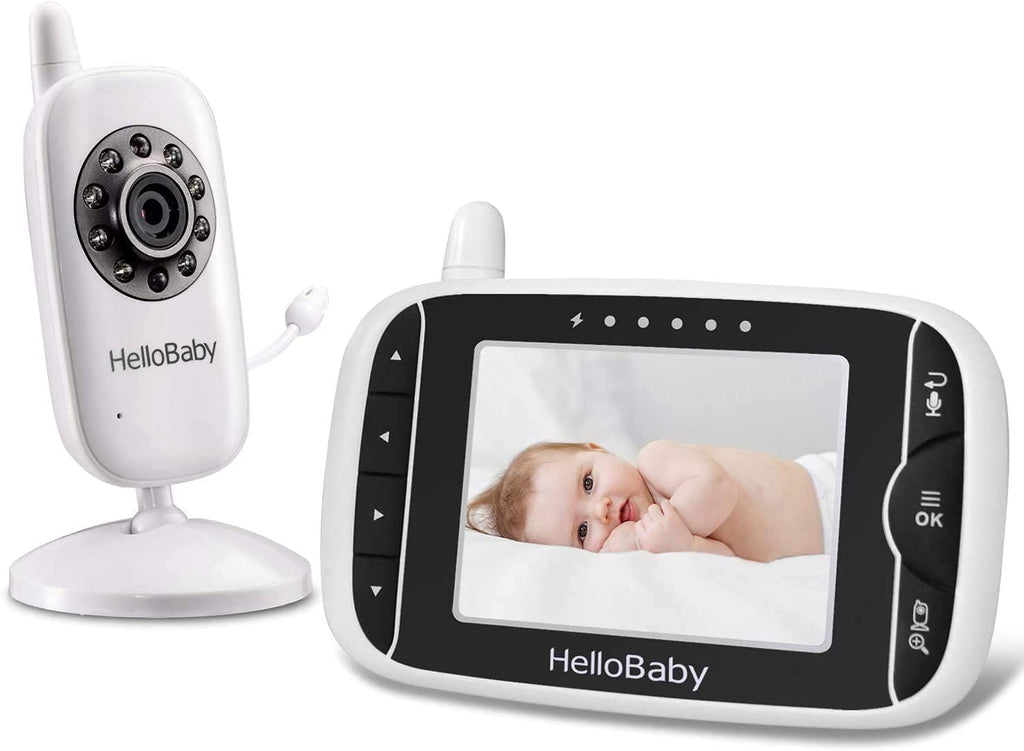 Video Baby Monitor with Camera and Audio, Night Vision, Talk Back, 960ft Range, Pack of 2 C13654
