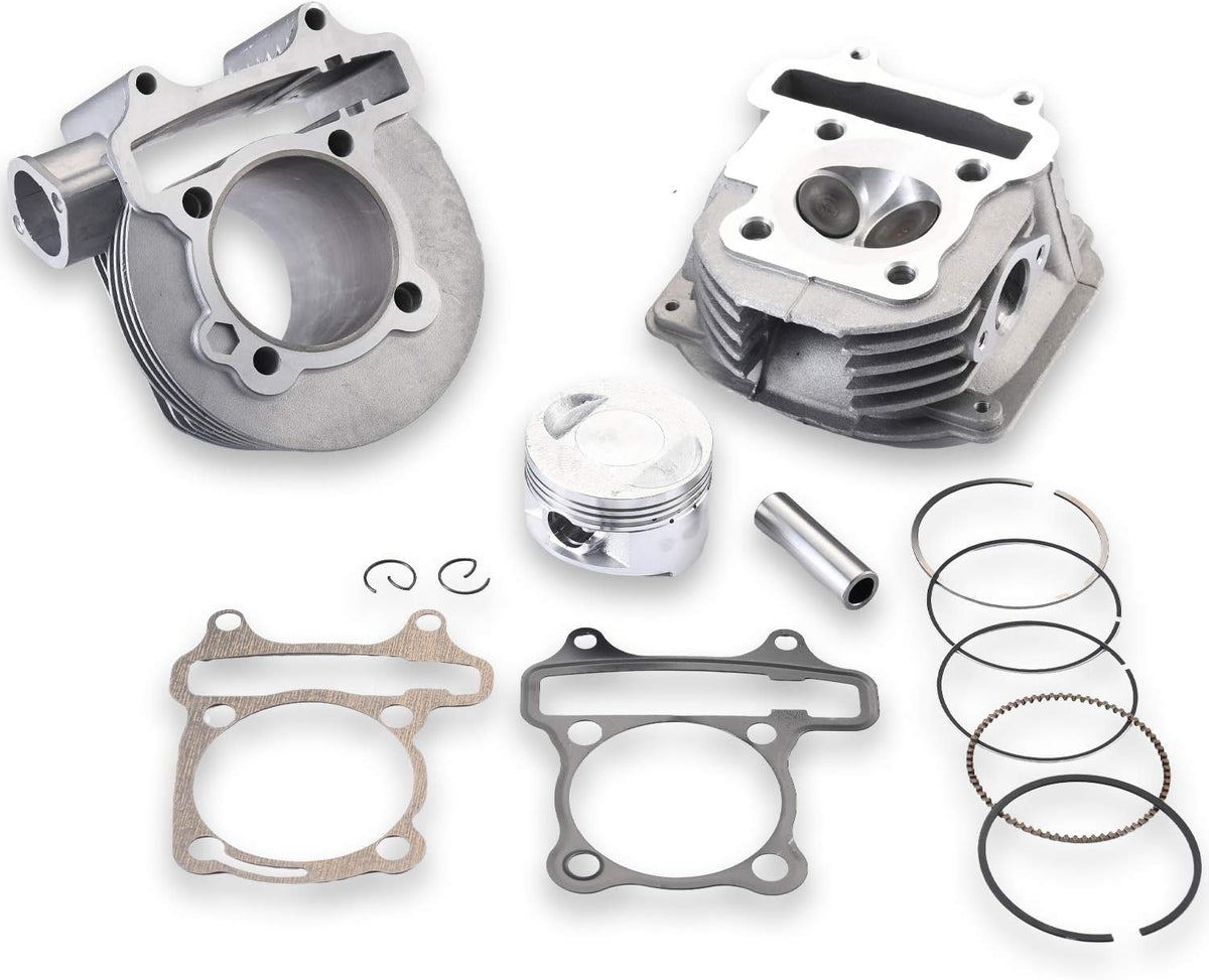 180cc 61mm Big Bore Cylinder Head Kit with 69mm Valves Pack of 2 E321