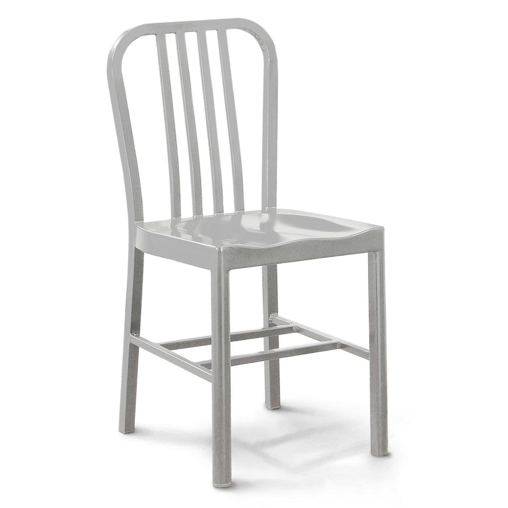 Grey Metal Side Chairs (Set of 2) R511158