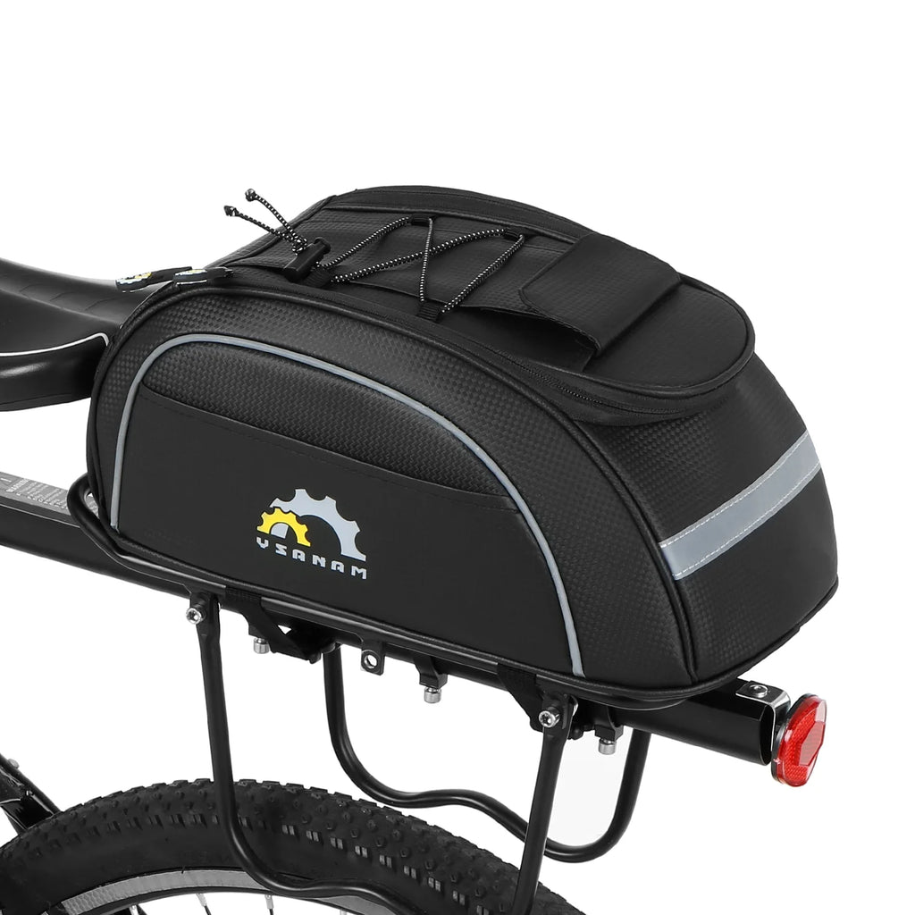 Waterproof Insulated Cooler Bag Bike Trunk Bag Rear Rack Bag Pannier R10930