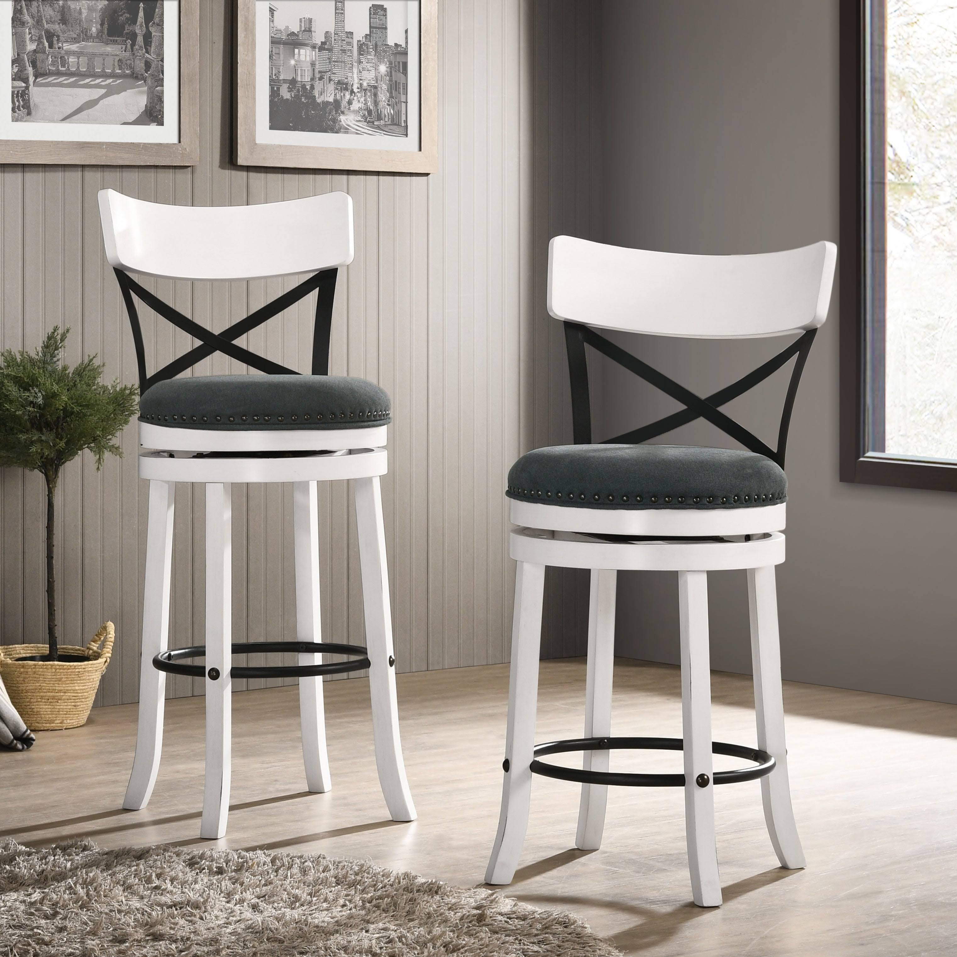 Set of 2 Swivel Barstools A141999