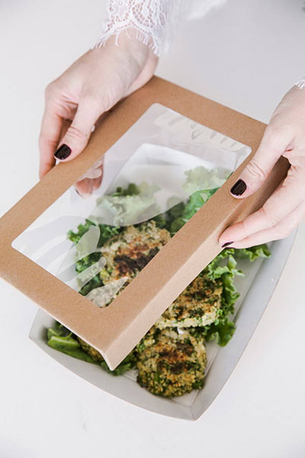 12 oz. Small Kray Box with Window Base & Lid Pack of 250 K406689