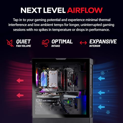 AMD Ryzen 7 5700X 3.4 GHz NVIDIA RTX 4070 1TB NVME SSD 16GB DDR4 RAM 3200 750W Gold PSU 240mm AIO 11AC Wi-Fi Windows 11 Home 64-bit Gaming PC Desktop V6565