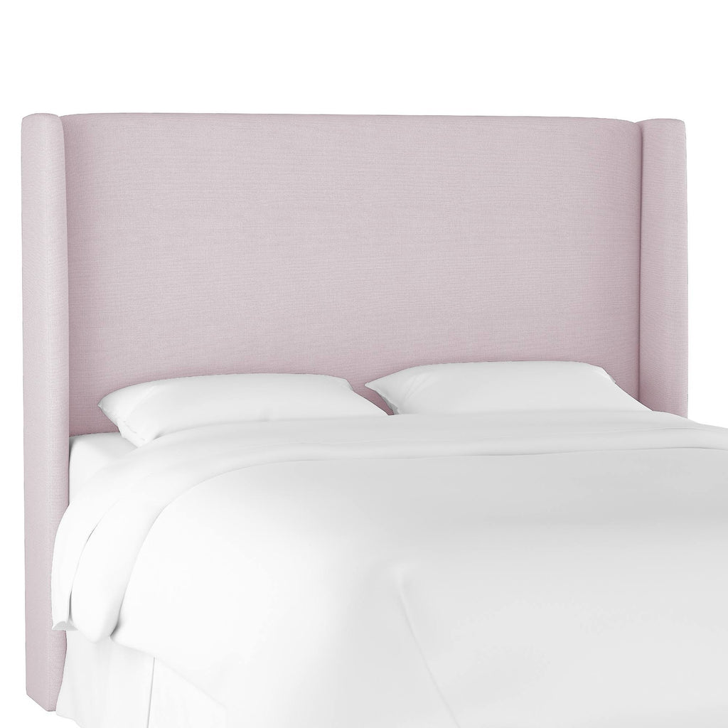 Lavender Linen Wingback Headboard D609
