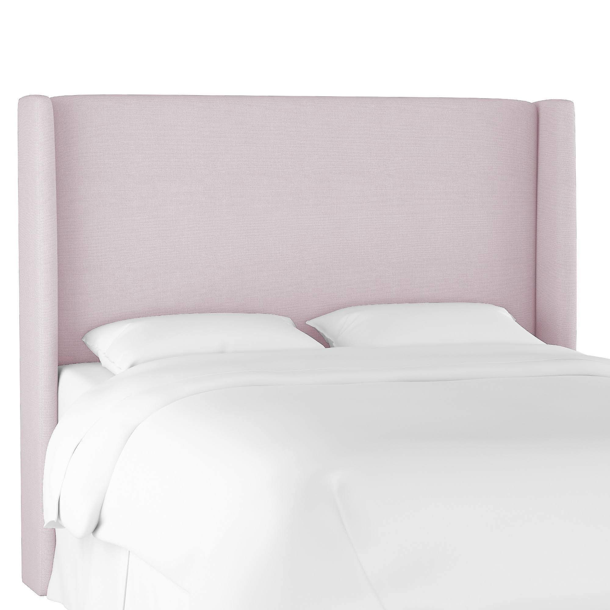 Lavender Linen Wingback Headboard D609