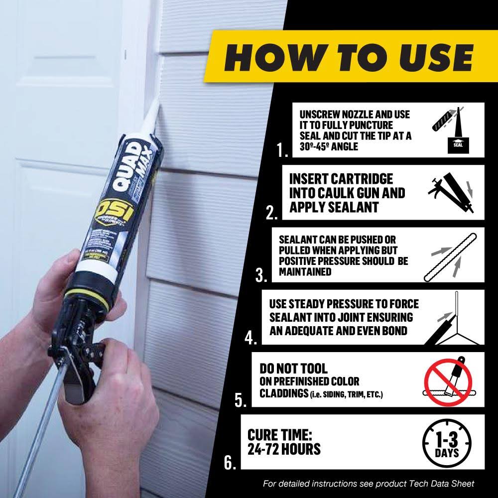 Gray 10oz Window Door Sealant Caulk 12ct U876
