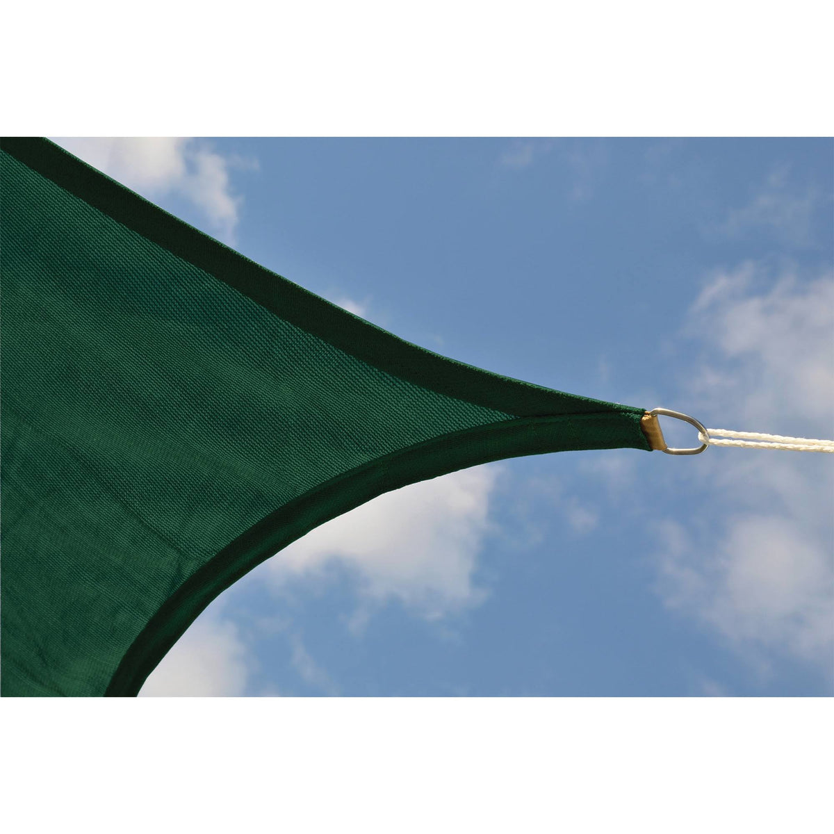 Triangle Sun Shade Sail, 16-Feet, Evergreen X346396