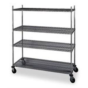 Chrome Wire Cart 24 in W 60 L X779