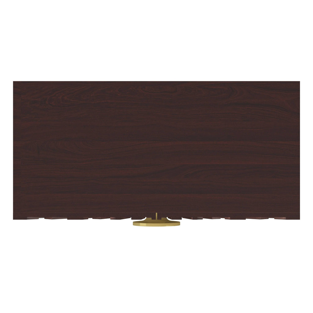 Dark Walnut Wood Sideboard V9326