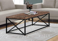 Cappuccino Gold Coffee Table with Metal Frame G533