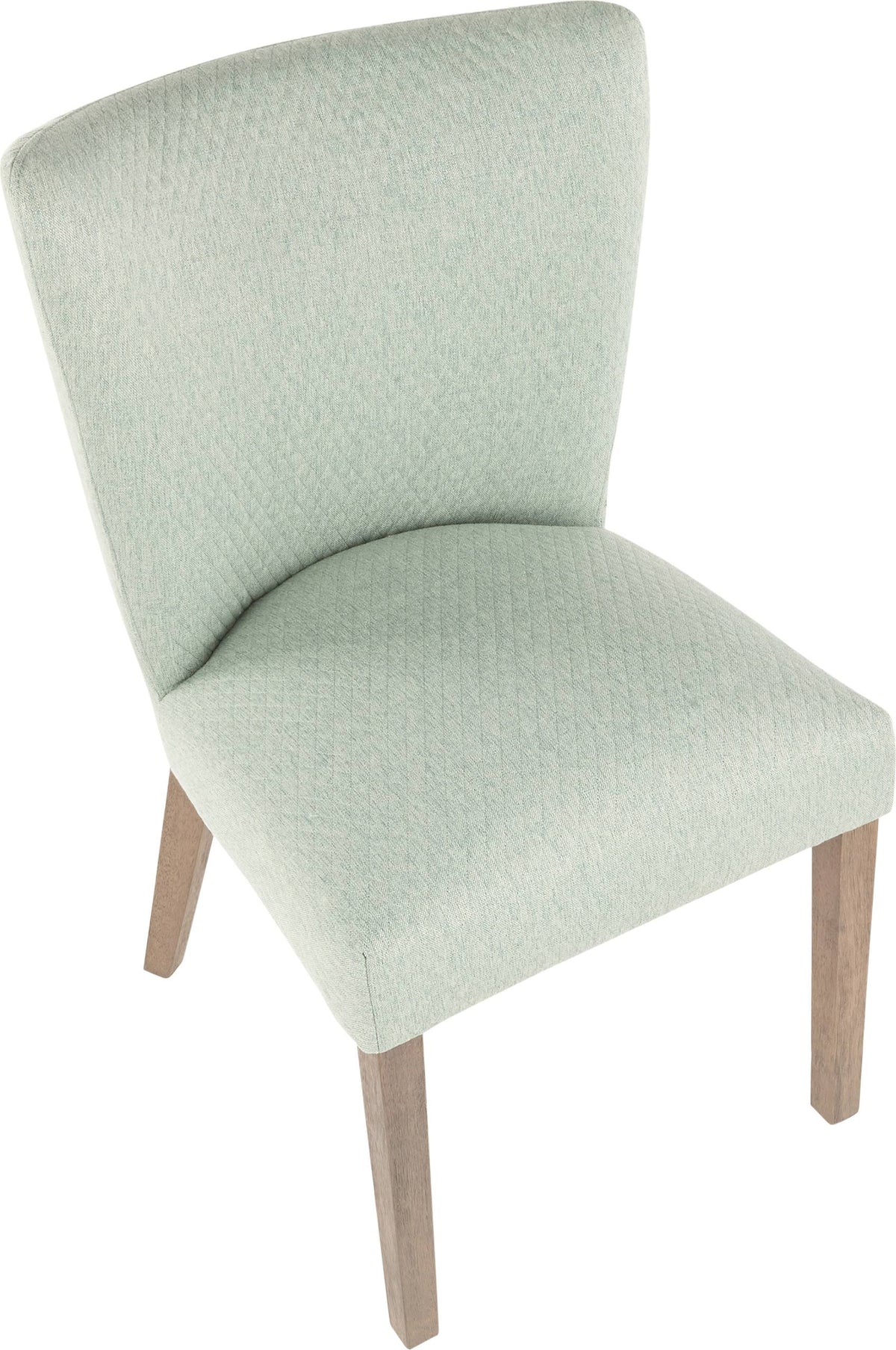 Green Fabric Dining Chair Set of 2 B5568
