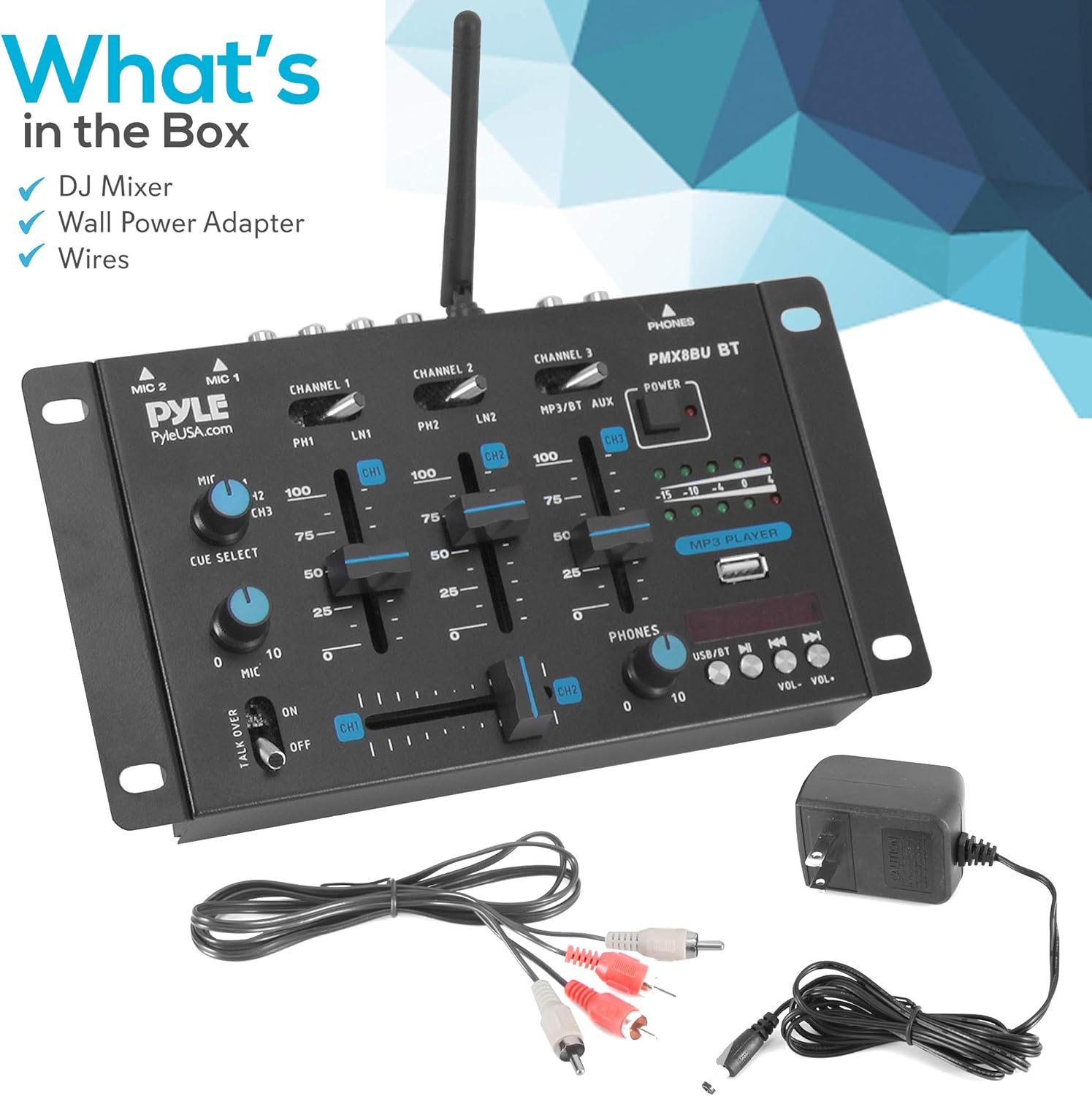 3 Channel Bluetooth DJ Controller Sound Mixer Z274087