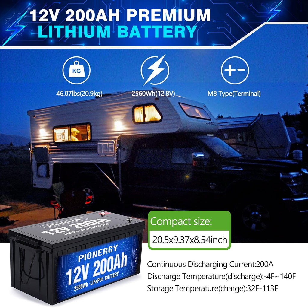 12V 50Ah LiFePO4 Battery with Built-In BMS P70648