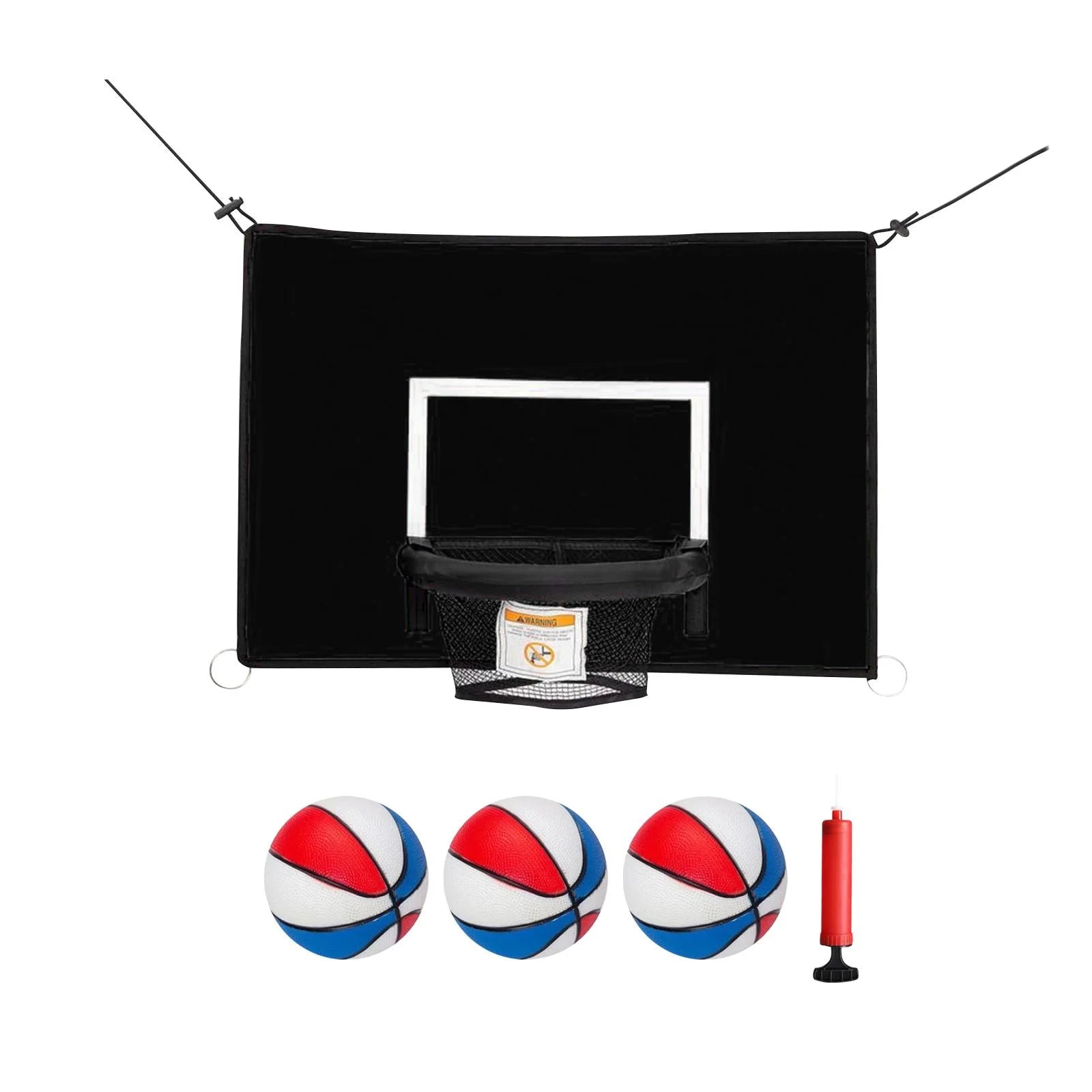 Adjustable Basketball Hoop with Net for Trampoline Y2833