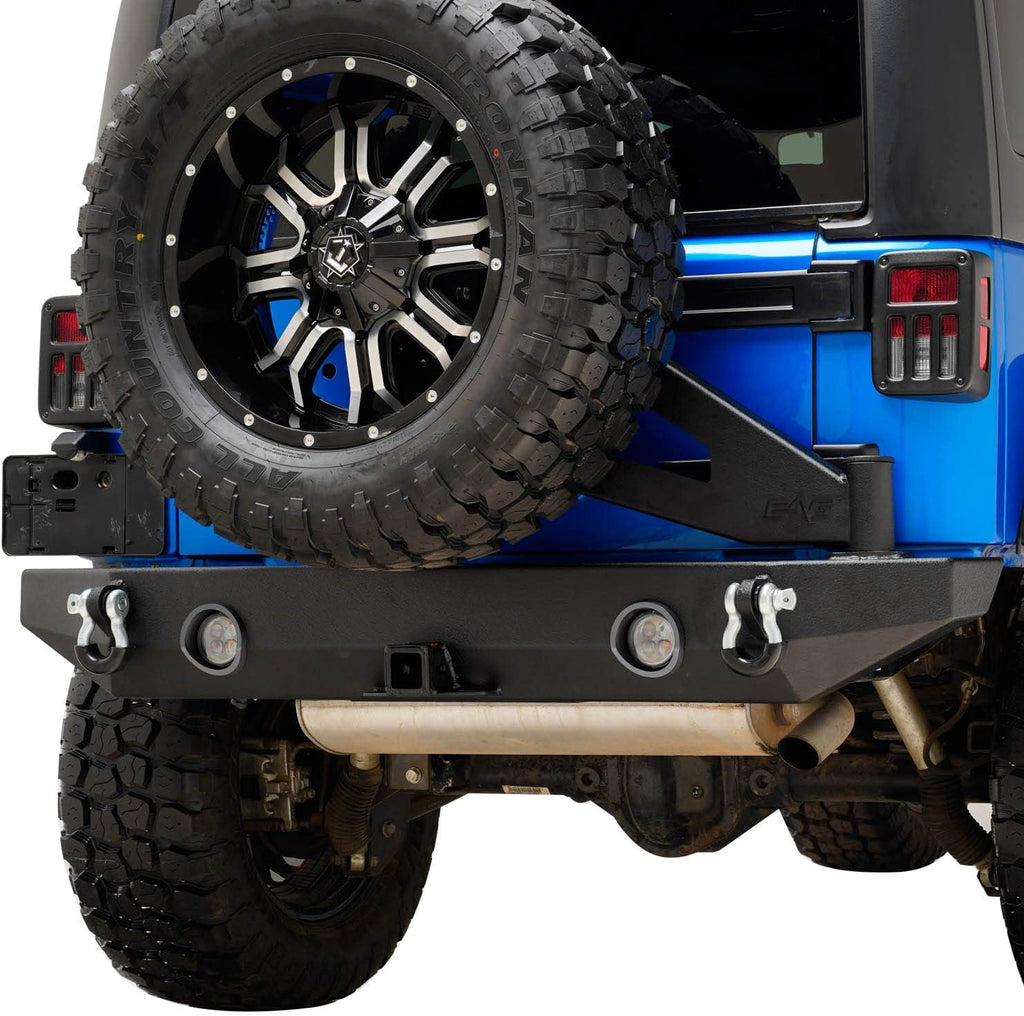Rear LED Bumper with Tire Carrier B58955