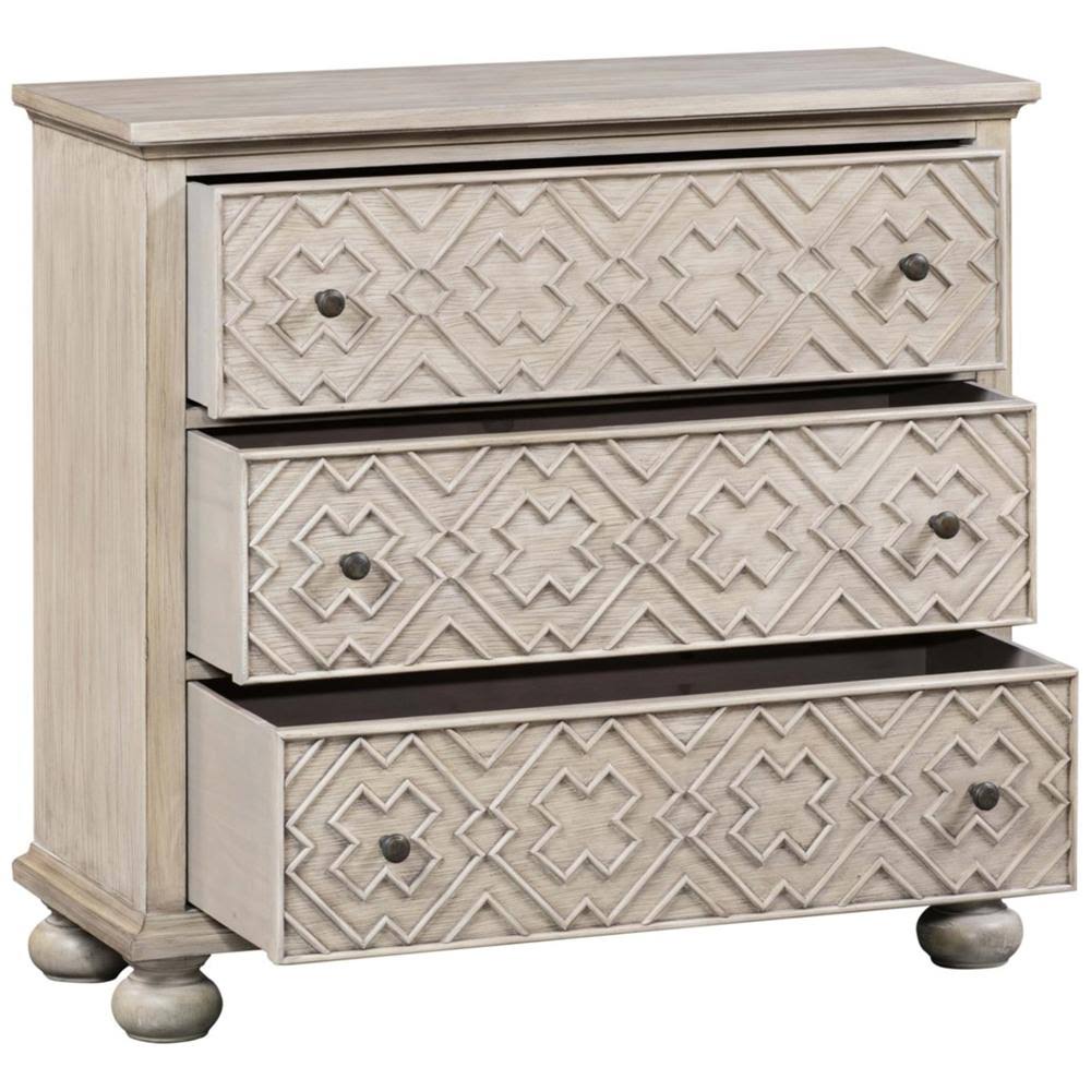 3 Drawer Fretwork Pattern Chest X3935