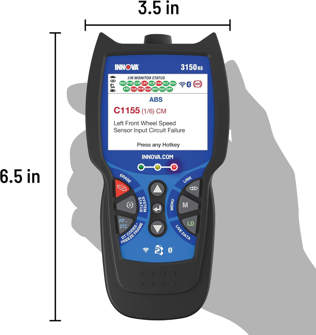 OBD2 Scanner Car Code Reader with ABS, SRS, Live Data Q555