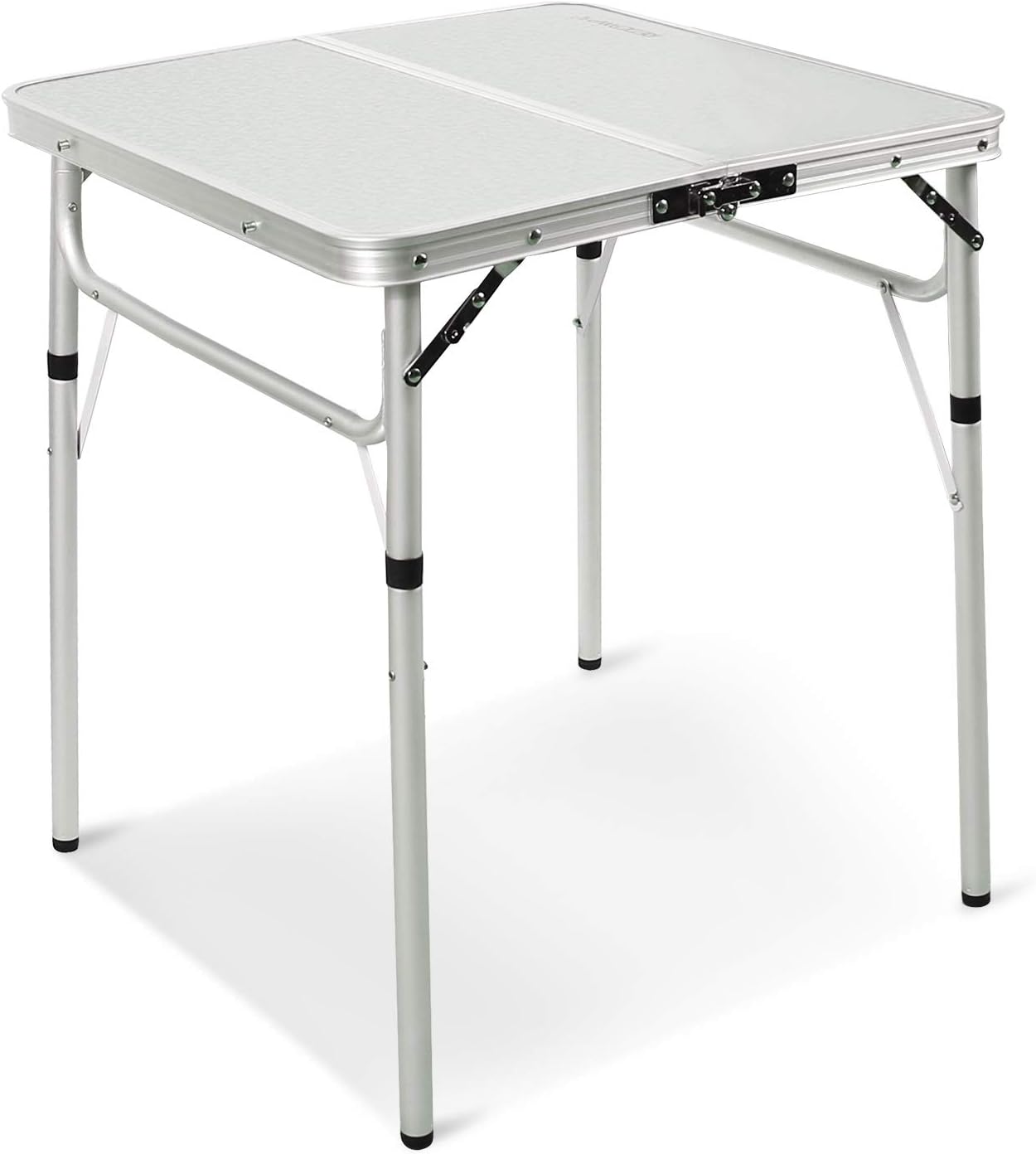 White 36 x 24 inch Aluminum Folding Camping Table S166