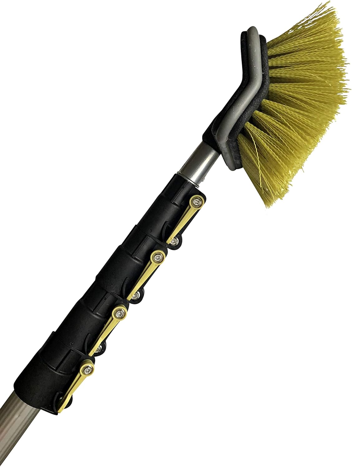 6-24 Foot Hard Bristle Brush Extension Pole with Telescopic Pole N512