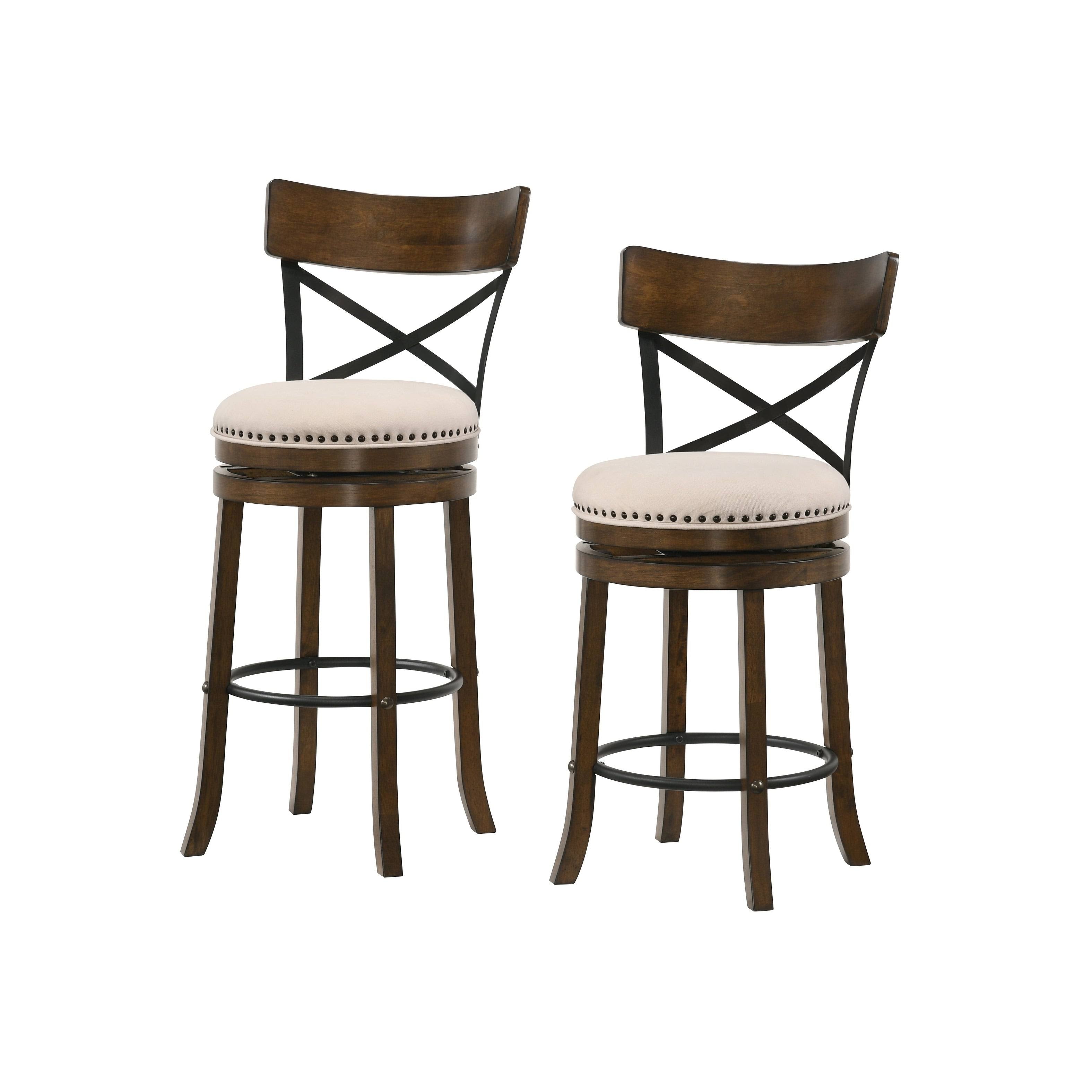Set of 2 Swivel Barstools A141999