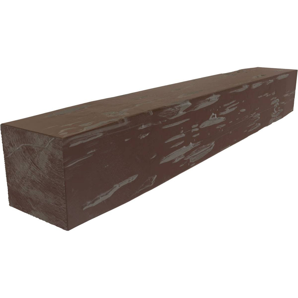 Aged Pecan Faux Wood Fireplace Mantel Y805925