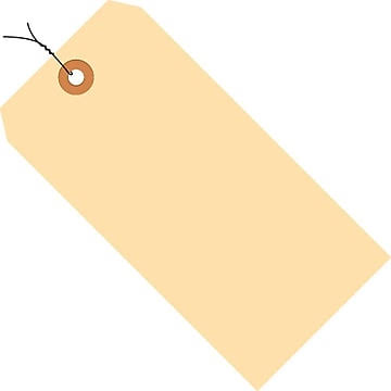 10 Pt Manila Shipping Tags, 1000/Case V57137