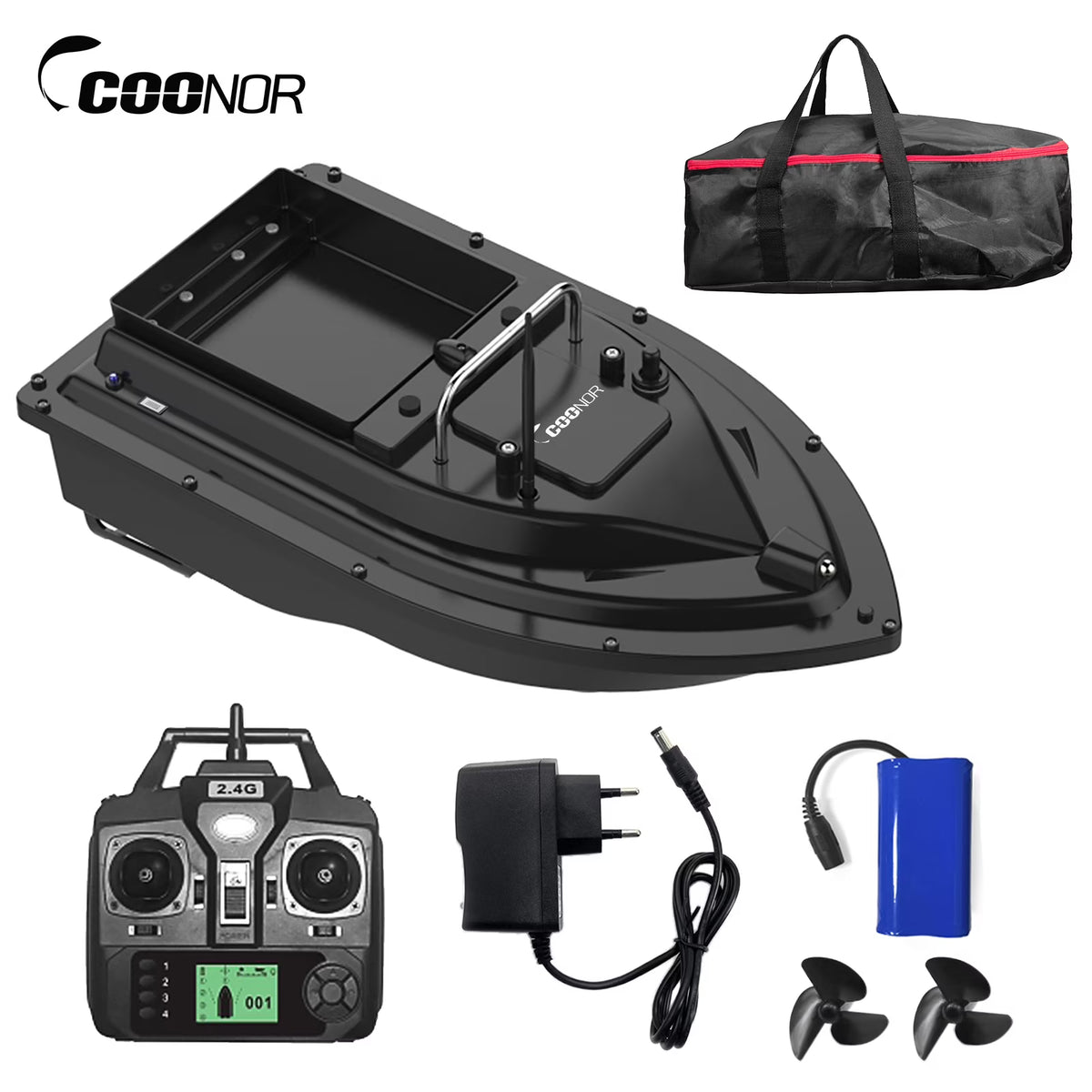 GPS Bait Boat for Fishing Large Container Automatic 400-500M Remote Range P886290