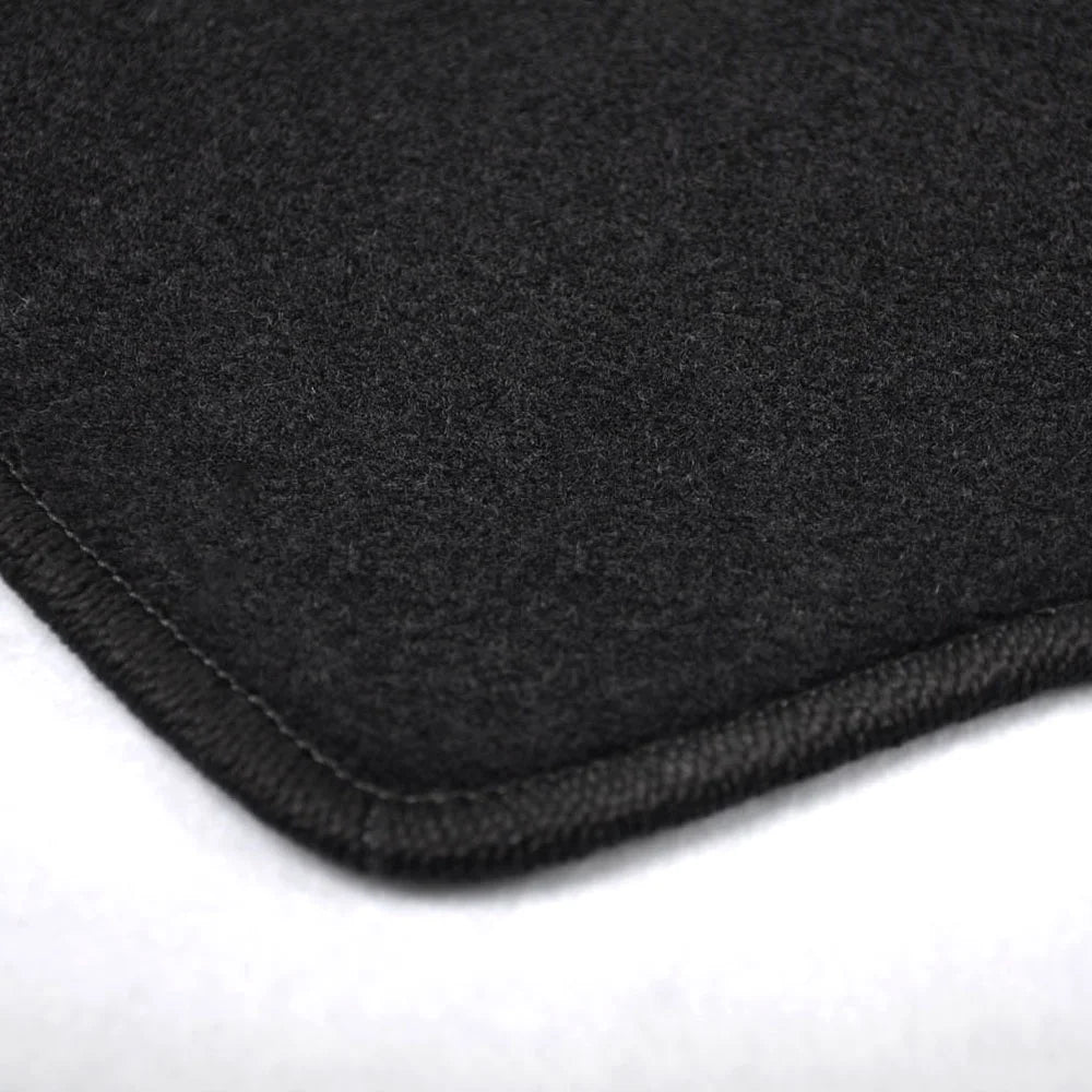 Black Nylon Carpet Car Floor Mats Front Rear 4pcs L69260