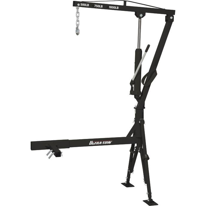 Hydraulic Hitch-Mount Truck Crane, 1000-Lb. Capacity T44358
