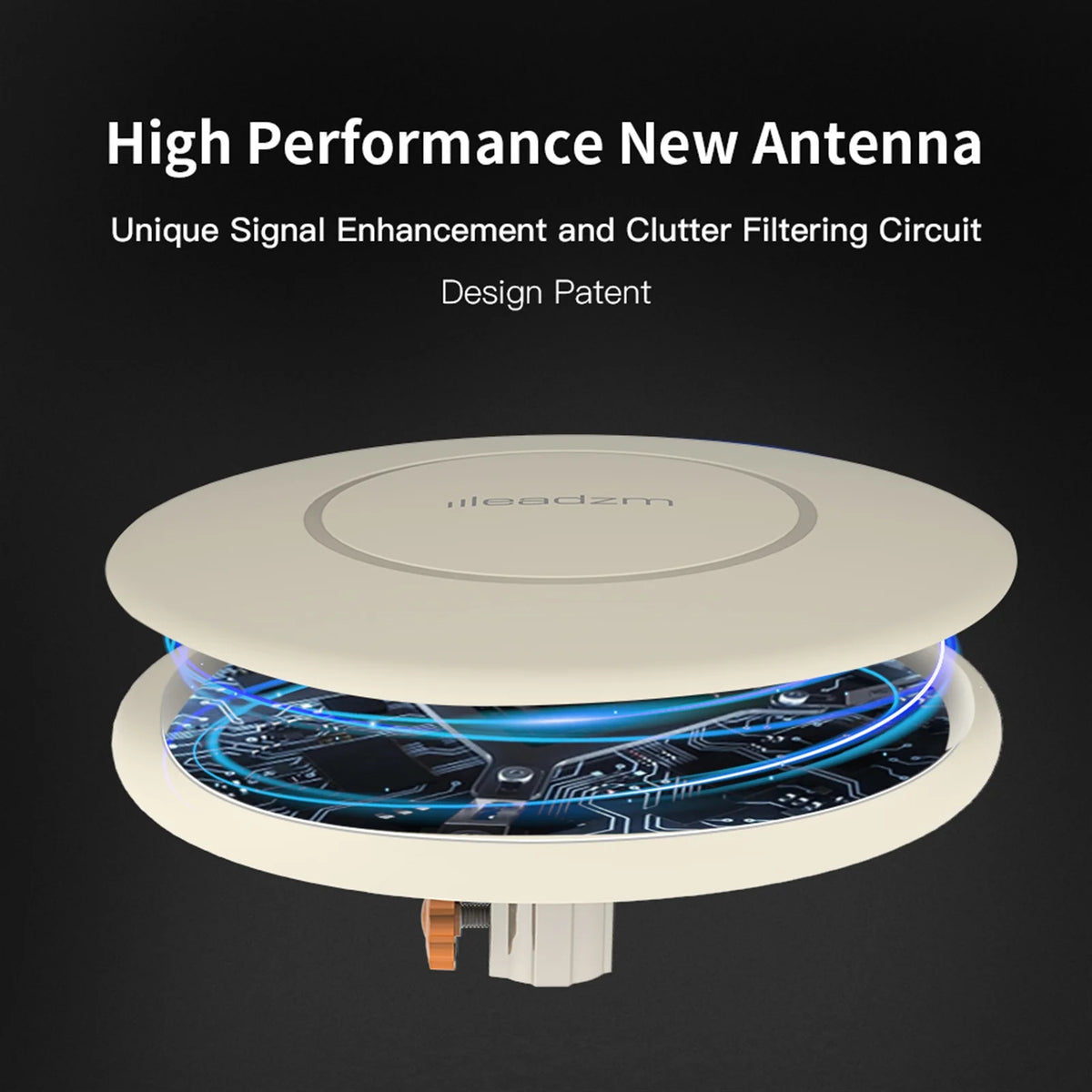 White Indoor Outdoor TV Antenna with 40ft Wire P3751