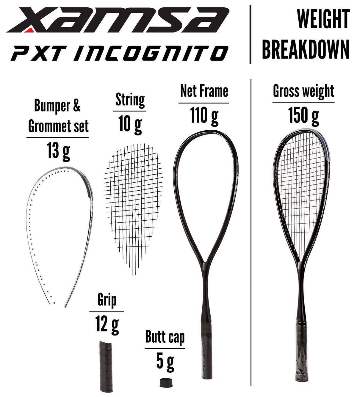 Squash Racquet Frame (unstrung) X458611