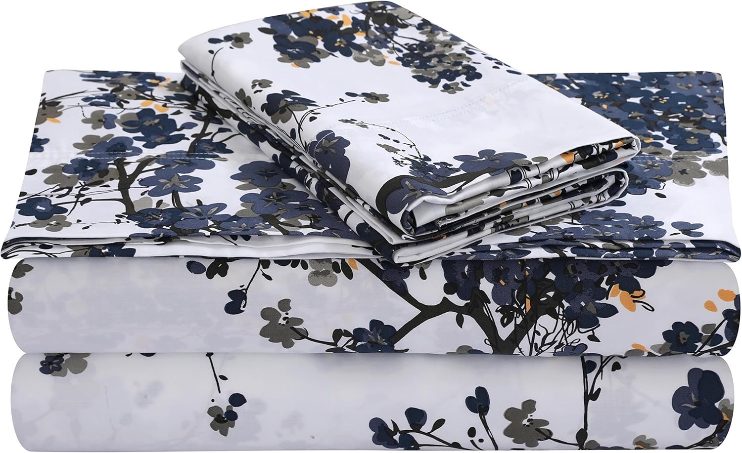 Cal King Cotton Printed Sheet Set C405