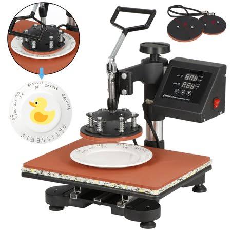 5 in 1 Digital Sublimation Swing Away Heat Press Machine X46392