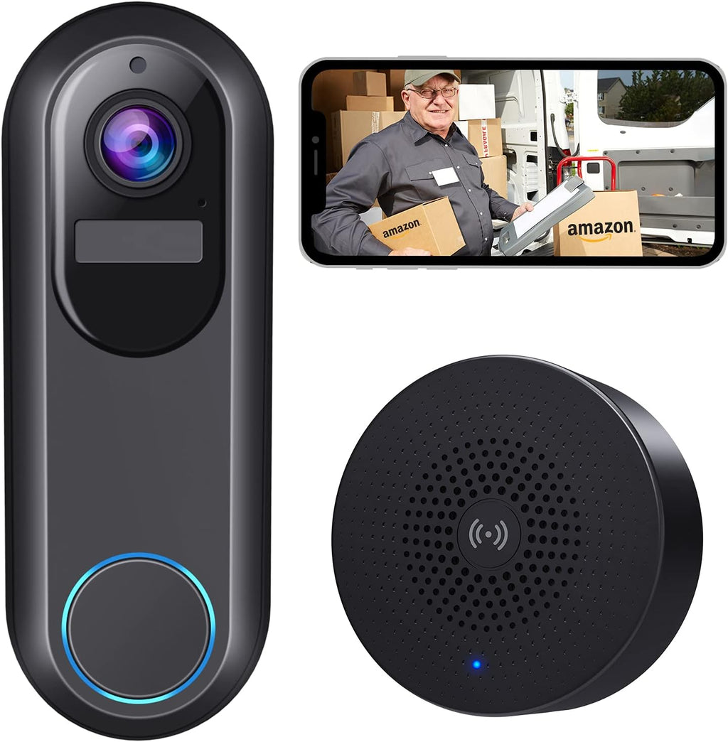 Wireless Video Doorbell Camera with Chime F968