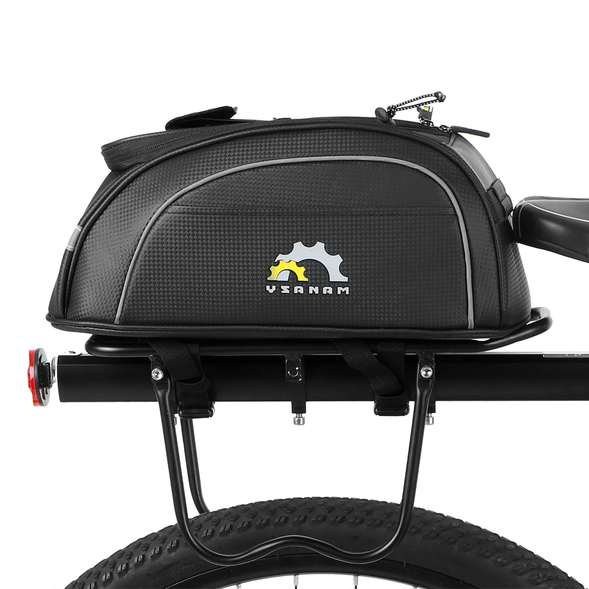 Waterproof Insulated Cooler Bag Bike Trunk Bag Rear Rack Bag Pannier R10930