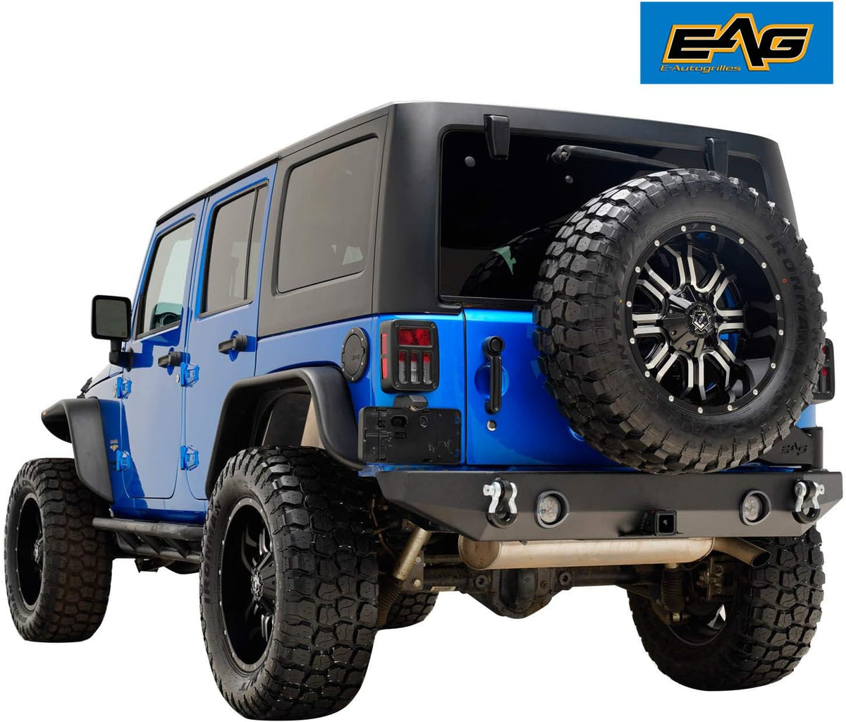 Rear LED Bumper with Tire Carrier B58955