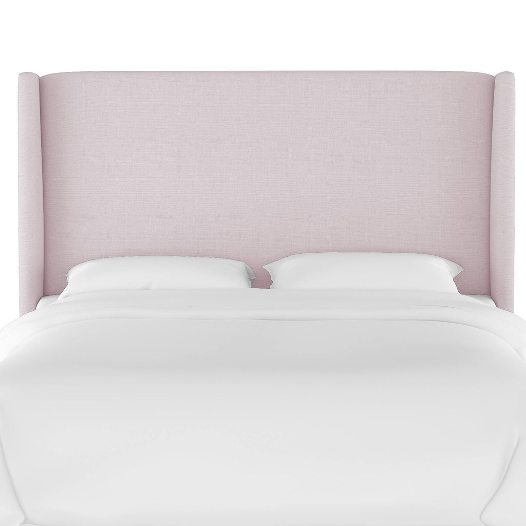 Lavender Linen Wingback Headboard D609