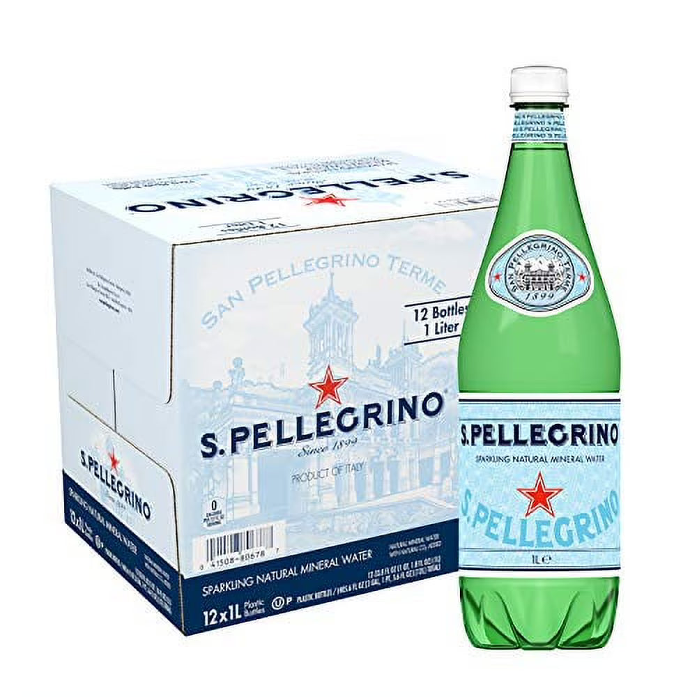 Sparkling Natural Mineral Water, 33.8 Fl Oz. (12 Pack) J635217