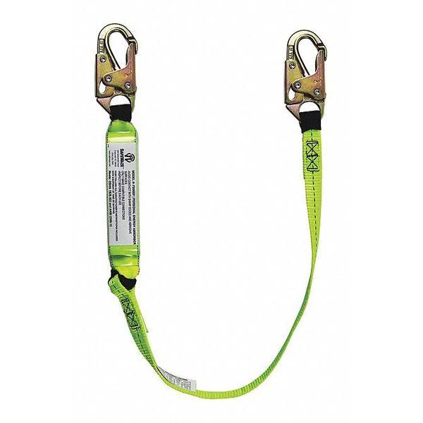 4 ft Energy Absorbing Lanyard with Locking Snap Hooks Q997223