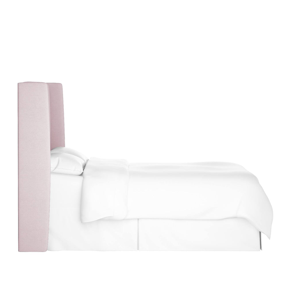 Lavender Linen Wingback Headboard D609