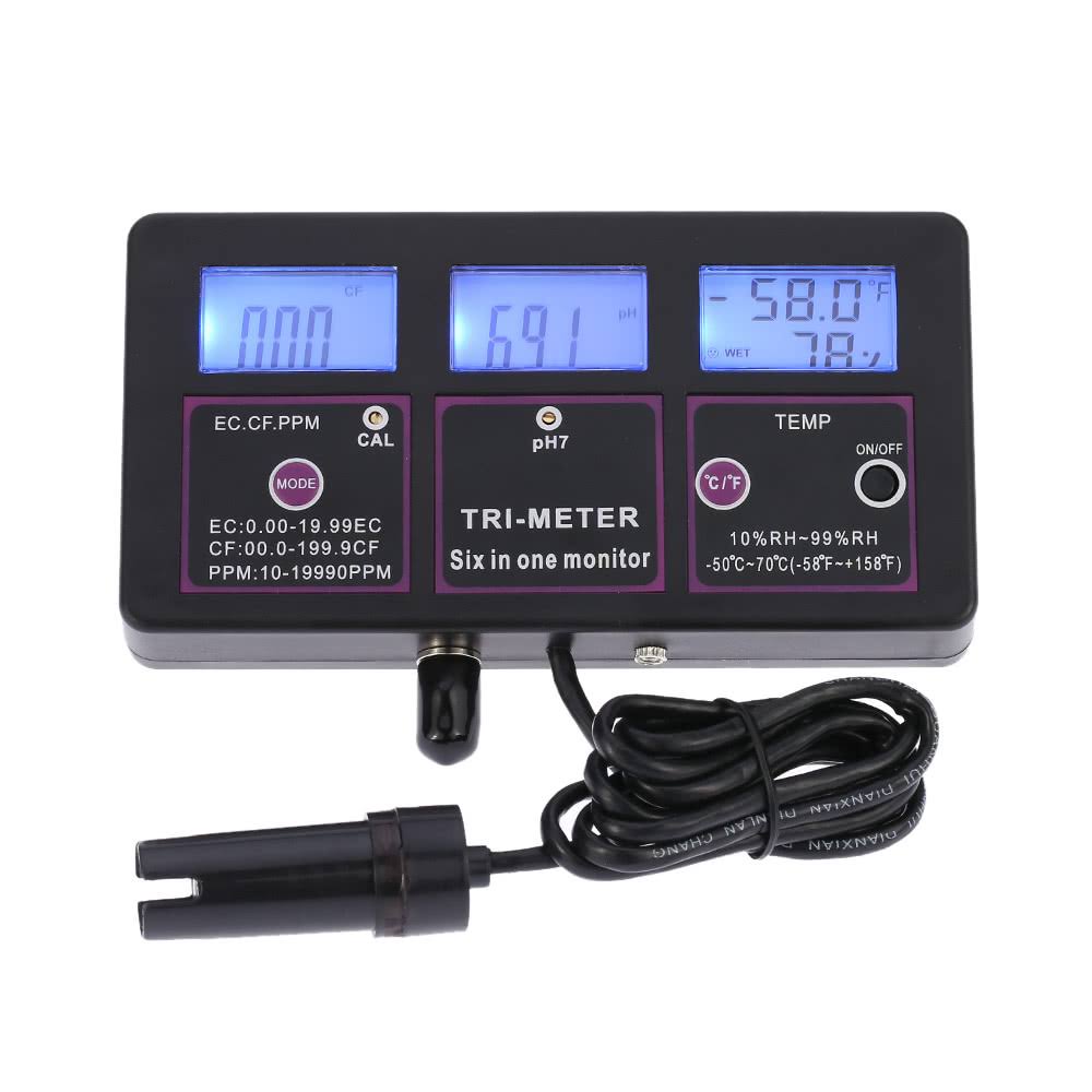 6 in 1 Multi-Parameter Water Testing Meter X83283