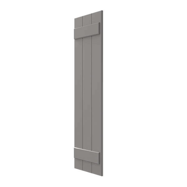 Primed Composite Board-n-Batten Shutters (Per Pair) X5047