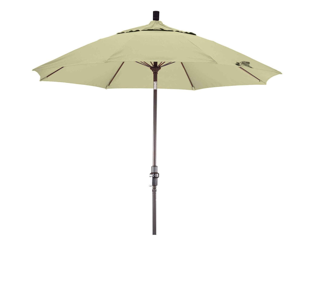 Taupe Brown Aluminum Collar Tilt Patio Umbrella G185641