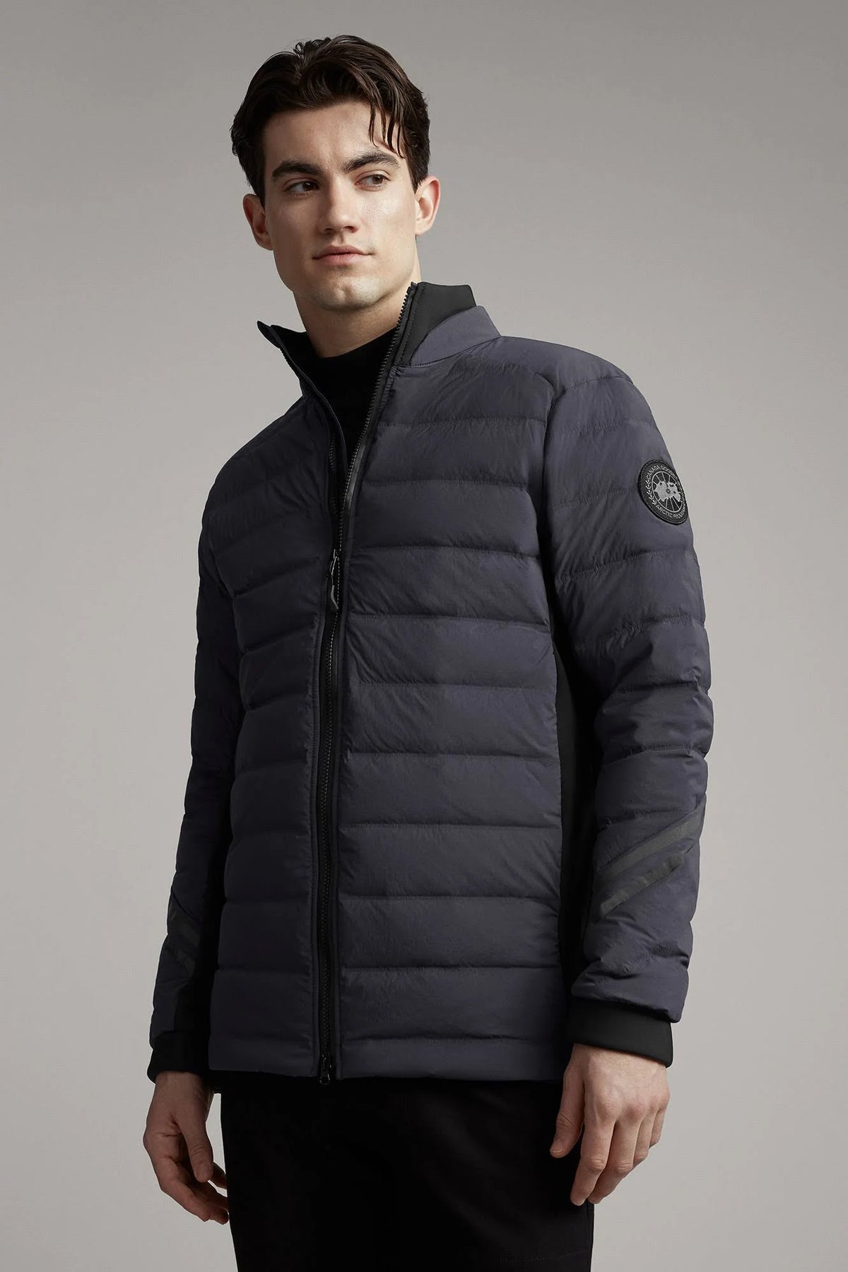 Navy Down Bomber Jacket T32545