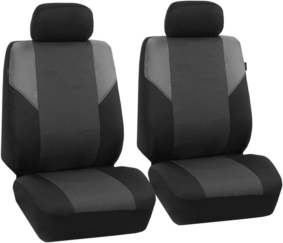 Beige Black Full Set Car Seat Covers J296