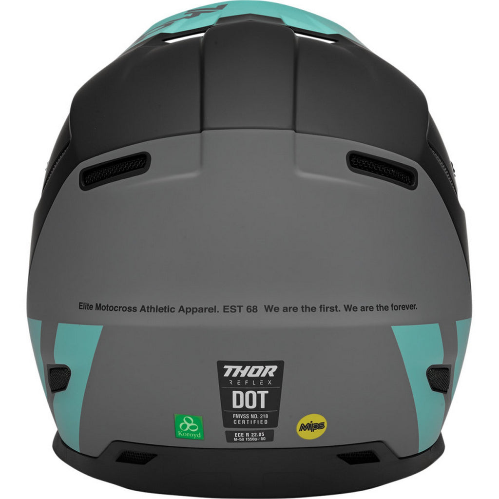 Black/Mint Offroad Helmet K490