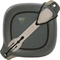 4-Piece Camping Mess Kit with Bowl, Plate and 3-in-1 Spork Utensil Set E999