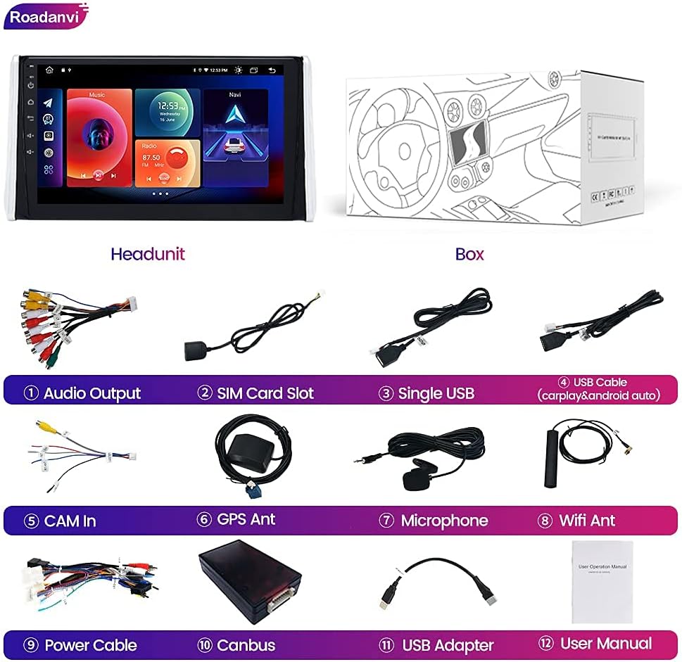 Car Stereo Radio with Bluetooth Touch Screen K12228