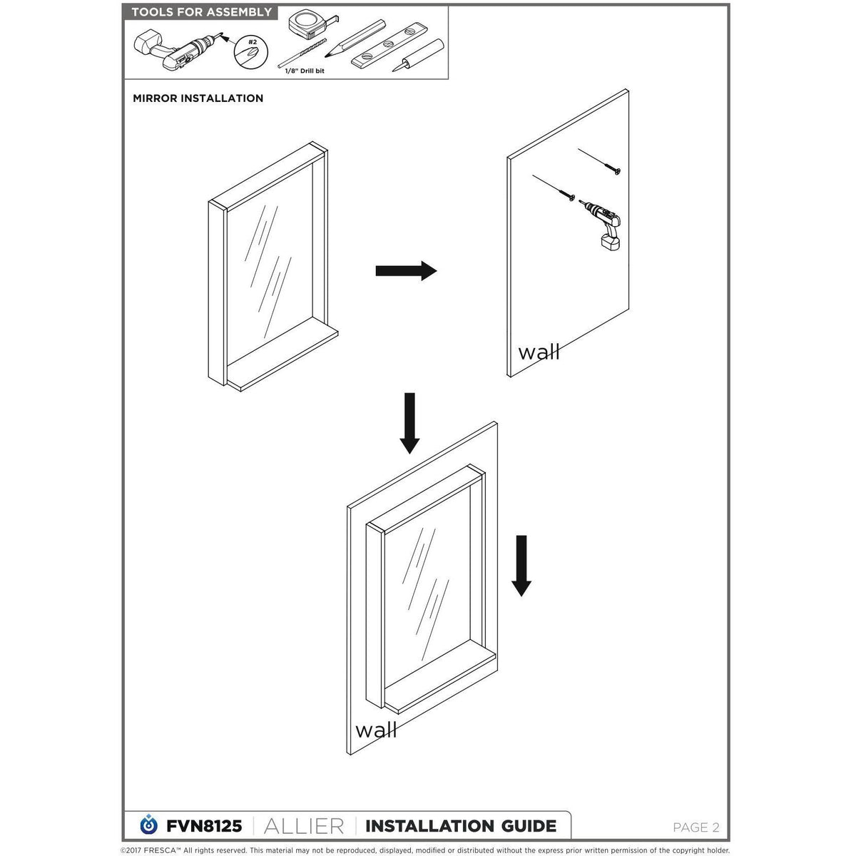 Wenge Brown Bathroom Cabinet M152