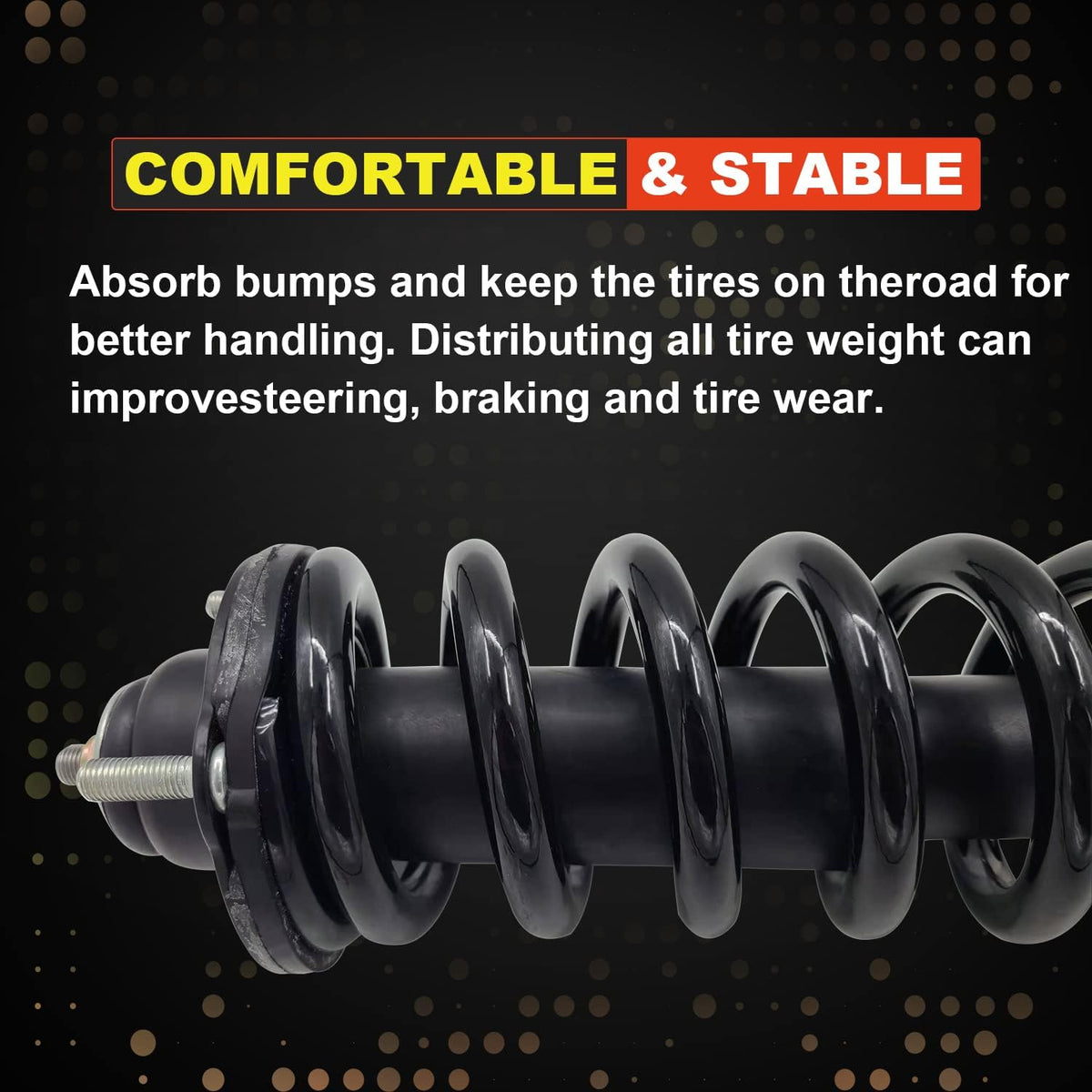 Pair Front Shocks Absorber J4544